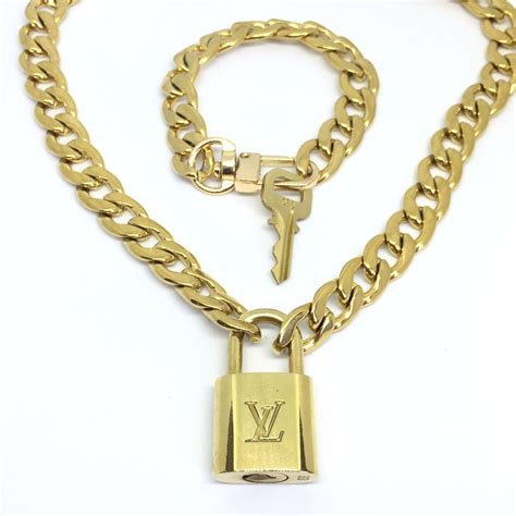 louis vuitton lock nevklace|authentic Louis Vuitton lock.